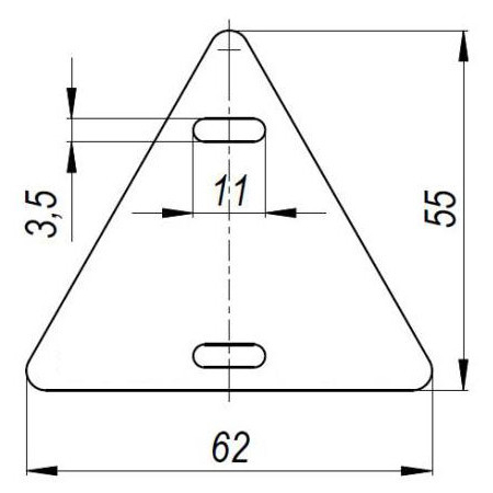 Бирка У136 У3,5 маркировочная