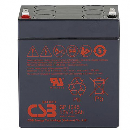 GP1245 (12V16W) CSB Аккумулятор