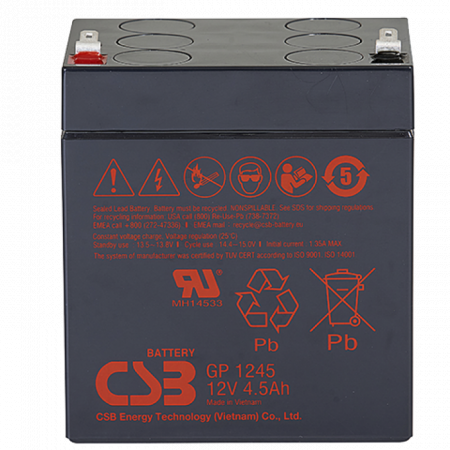 GP1245 (12V16W) CSB Аккумулятор
