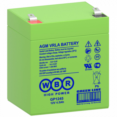 GP1245 (12V16W) WBR Аккумулятор