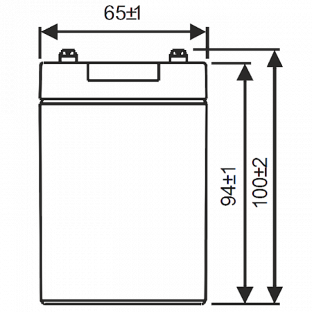 GP1272 F2 (12V28W) WBR Аккумулятор