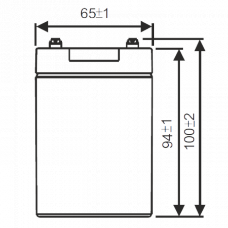 GP1290 F2 WBR Аккумулятор