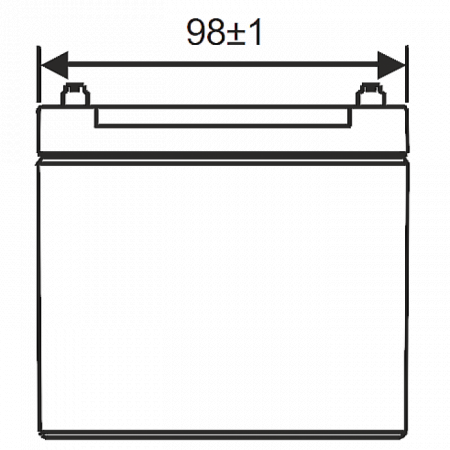 GPL12120 F2 WBR Аккумулятор