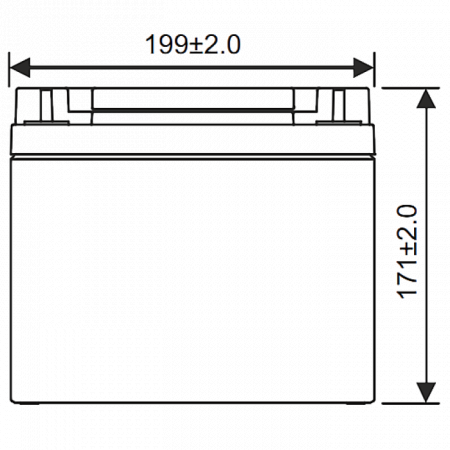 GPL12400 WBR Аккумулятор