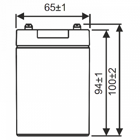 GPL1272 F2 WBR Аккумулятор