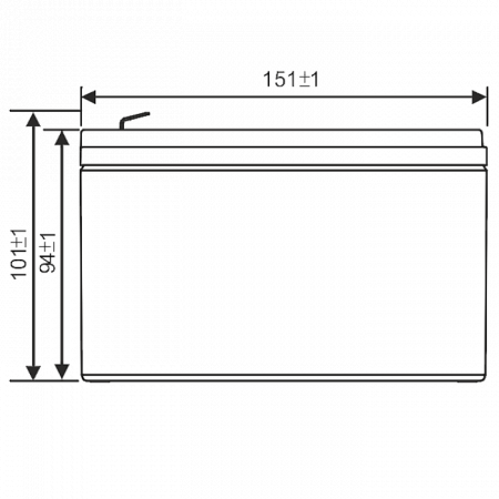 HR1224W F2F1 WBR Аккумулятор