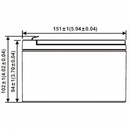 UPS12460 F2 WBR Аккумулятор