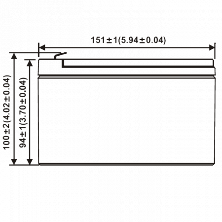 UPS12580 F2 WBR Аккумулятор