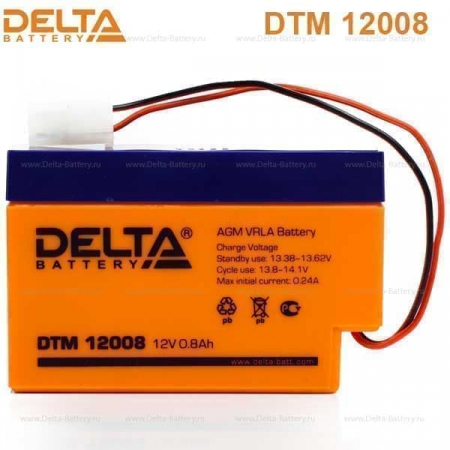 Аккумулятор DTM 12008 (T9) DELTA