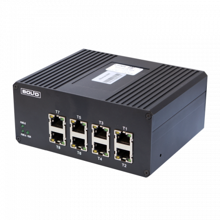 Ethernet-SW8 Ethernet-коммутатор, 8 портов 10/100 Мбит/с.