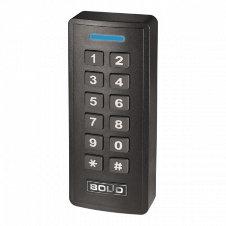 ProxyKey-4M - Считыватель клавиатурный и проксимити карт Mifare. Интерфейсы для карт - Wiegand-26 и Wiegand-44, для клавиатуры - Wiegand-4 и Wiegand-8 или эмуляция кода карты. Накладной