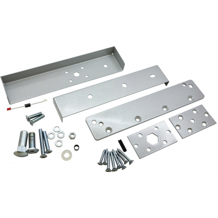 ALM-350FB-G-12/24V (серый) электромагнитный замок ALeko