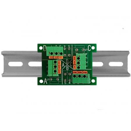 Разветвитель (сплиттер) интерфейсов CAN/ DMX512 /M-Bus /Modbus RTU РИ-4 DIN АЯКС