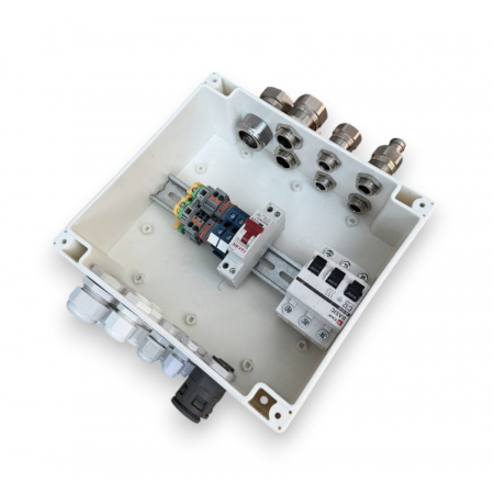 Коробка универсальная коммутационная УНИВЕРСАЛ АЯКС 250х230х100, IP67/IP66, глухая, с петлями