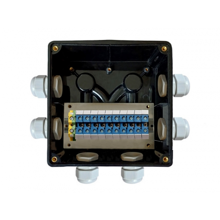 Коробка коммутационная усиленная 183х180х97 Гранд-АЯКС IP67/IP66, Wago