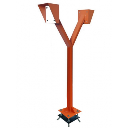 Стойка для считывателя Аякс 150х150 мм, оранжевая, Базовая, двусторонняя