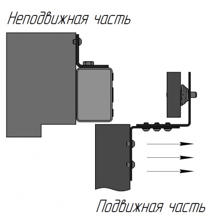 Универсальный кронштейн «Z-уголок FM-26» для электромагнитного замка 
АТФЕ.687434.185ТУ