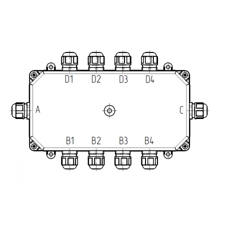 КВСК «СЕВЕР» ПЛ.8.ПС.6-12, 25 WAGO, IP66/IP67 ПАШК.685552.002
