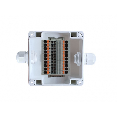 Коробка распределительная наружная герметичная КРН-10-DIN Wago IP68 100х100х60 АЯКС