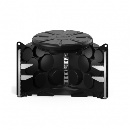 Пластиковый колодец КН-1000 H1300 с крышкой D780 мм (модификация с предустановленными кабельными стойками)