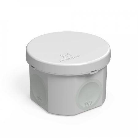 Коробка распределительная 60-0110 для прямого монтажа двухкомпонентная безгалогенная (HF) 70х50 (168шт/кор) Промрукав
