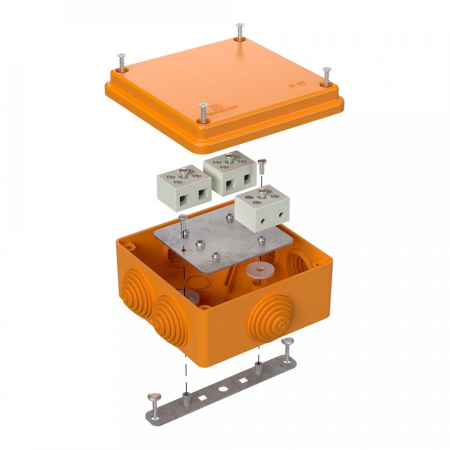 Коробка огнестойкая для о/п 40-0300-FR6.0-6 Е15-Е120 RAL2004 100х100х50 (14 шт/кор) Промрукав