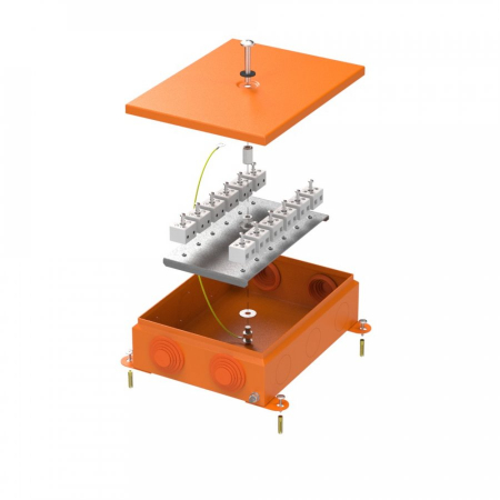 Коробка металлическая огнестойкая 70-0385-FR6.0-24 E15-E120 RAL2003 150x200x60 (6 шт/кор) Промрукав