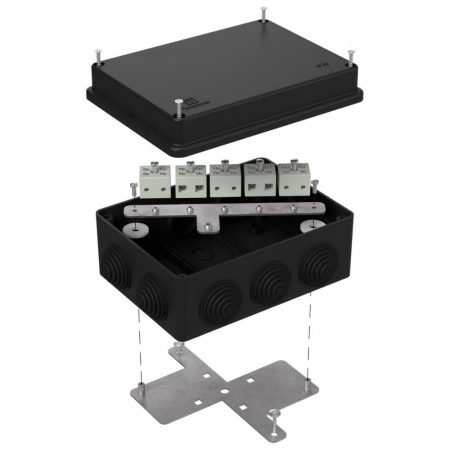 Коробка огнестойкая для о/п 40-0310-FR6.0-10 Е15-Е120 RAL9005 150х110х70 (6 шт/кор) Промрукав