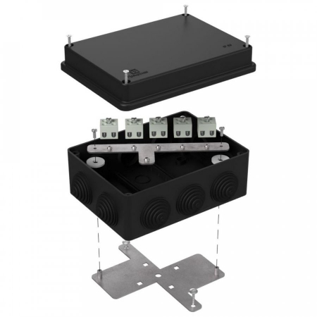 Коробка огнестойкая для о/п 40-0310-FR1.5-10 Е15-Е120 RAL9005 150х110х70 (6 шт/кор) Промрукав