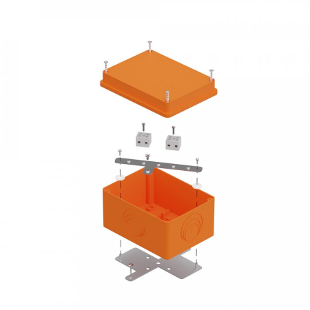 Коробка огнестойкая для о/п 40-0351-FR2.5-4 E15-E120 RAL2003 150х110х90 (6 шт/кор) Промрукав