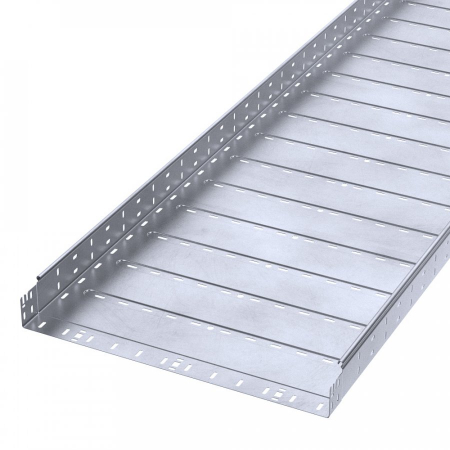 Лоток перфорированный Профи INOX (AISI 316) 600х80х3000 (1,0 мм) (6 м/уп) Промрукав