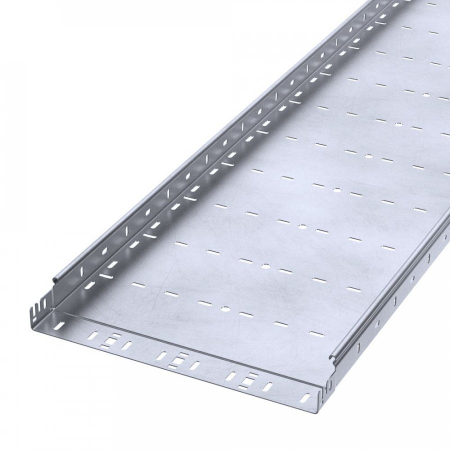 Лоток перфорированный Профи INOX (AISI 316) 400х50х3000 (1,5 мм) (6 м/уп) Промрукав