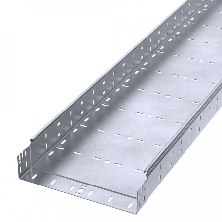 Лоток перфорированный Профи INOX (AISI 316) 300х80х6000 (1,5 мм) (12 м/уп) Промрукав