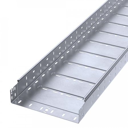 Лоток перфорированный Профи INOX (AISI 316) 300х80х3000 (1,2 мм) (6 м/уп) Промрукав