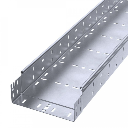 Лоток перфорированный Профи INOX (AISI 316) 200х80х6000 (1,2 мм) (12 м/уп) Промрукав