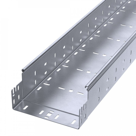 Лоток перфорированный Профи INOX (AISI 316) 200х100х3000 (2,0 мм) (6 м/уп) Промрукав
