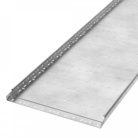 Лоток перфорированный Профи INOX (AISI 304) 600х50х6000 (2,0 мм) (12 м/уп) Промрукав