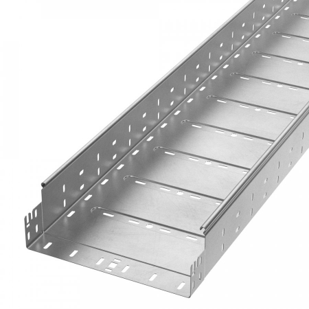 Лоток перфорированный Профи INOX (AISI 304) 300х100х3000 (1,2 мм) (6 м/уп) Промрукав