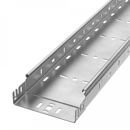 Лоток перфорированный Профи INOX (AISI 304) 150х50х3000 (1,5 мм) (6 м/уп) Промрукав