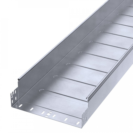 Лоток неперфорированный Профи INOX (AISI 316) 300х100х6000 (1,0 мм) (12 м/уп) Промрукав