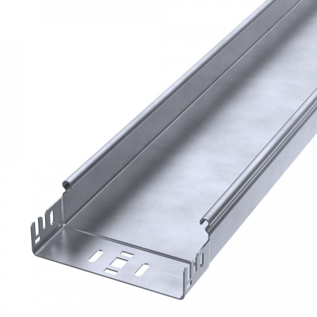 Лоток неперфорированный Профи INOX (AISI 316) 150х50х6000 (1,0 мм) (12 м/уп) Промрукав