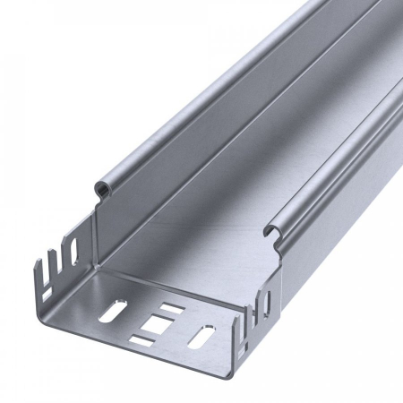 Лоток неперфорированный Профи INOX (AISI 316) 100х50х3000 (1,2 мм) (6 м/уп) Промрукав