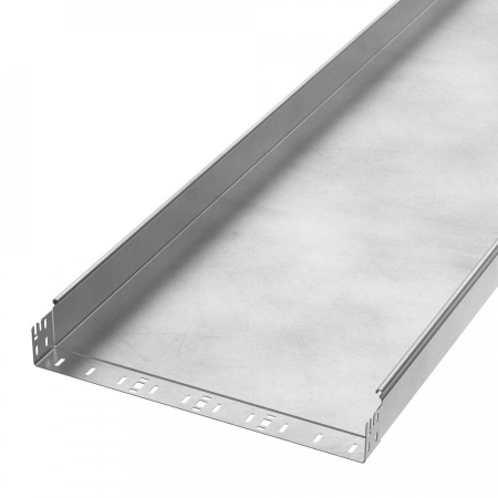 Лоток неперфорированный Профи INOX (AISI 304) 500х80х3000 (1,5 мм) (6 м/уп) Промрукав