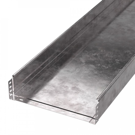 Лоток неперфорированный Стандарт 400х100х3000 (0,8 мм) (6 м/уп) Промрукав