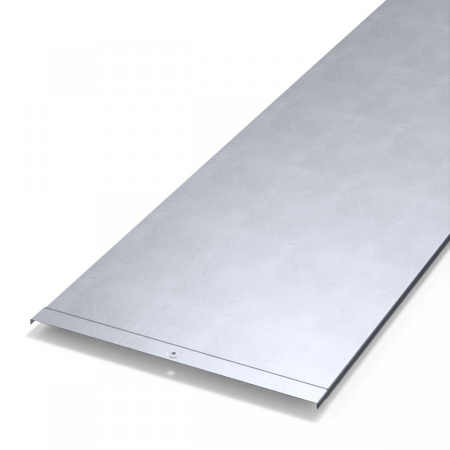 Крышка лотка INOX (AISI 304) 400х3000 (0,8 мм) (3 м/уп) Промрукав