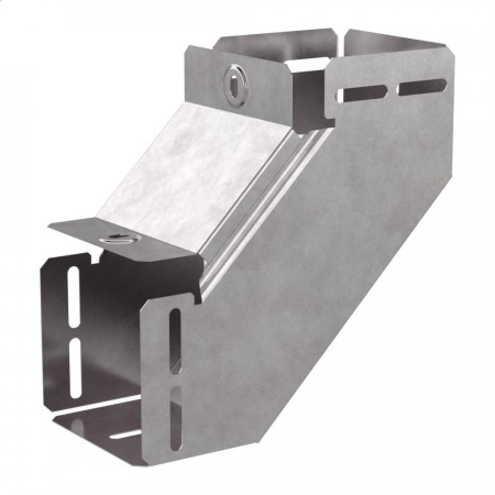 Угол вертикальный внутренний 90 градусов с крышкой Стандарт 100х100 (0,7 мм) Промрукав