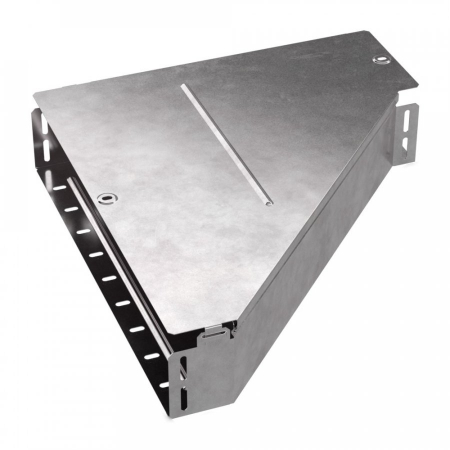 Переходник левый с крышкой Стандарт 500х150х100 (0,8 мм) Промрукав