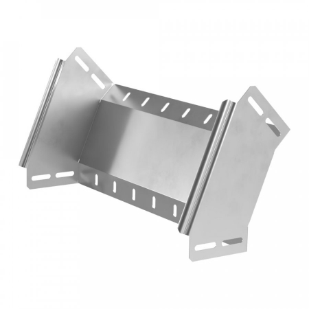 Угол вертикальный внешний 90 градусов Стандарт INOX (AISI 304) 400х100 (0,8 мм) Промрукав