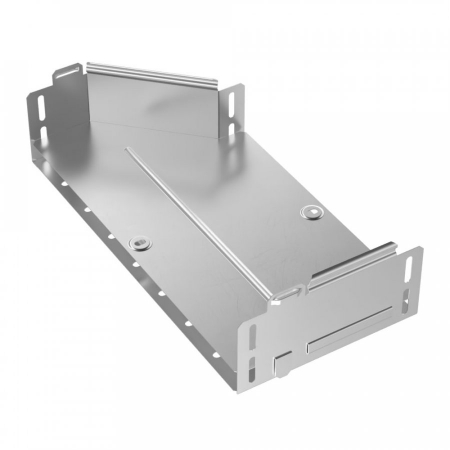 Переходник правый Стандарт INOX (AISI 304) 400х300х100 (0,8 мм) Промрукав