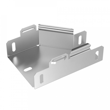 Переходник правый Стандарт INOX (AISI 304) 100х50х50 (0,7 мм) Промрукав